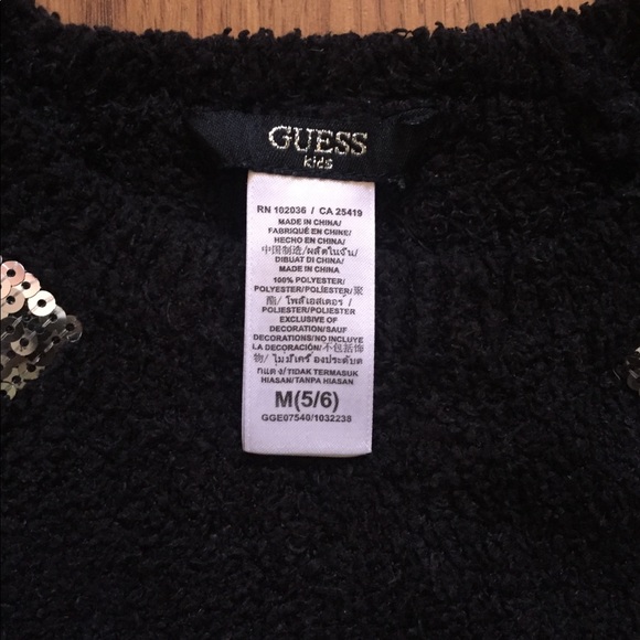 Guess Kids Sweater with Sequined Embellishment - Picture 4 of 5